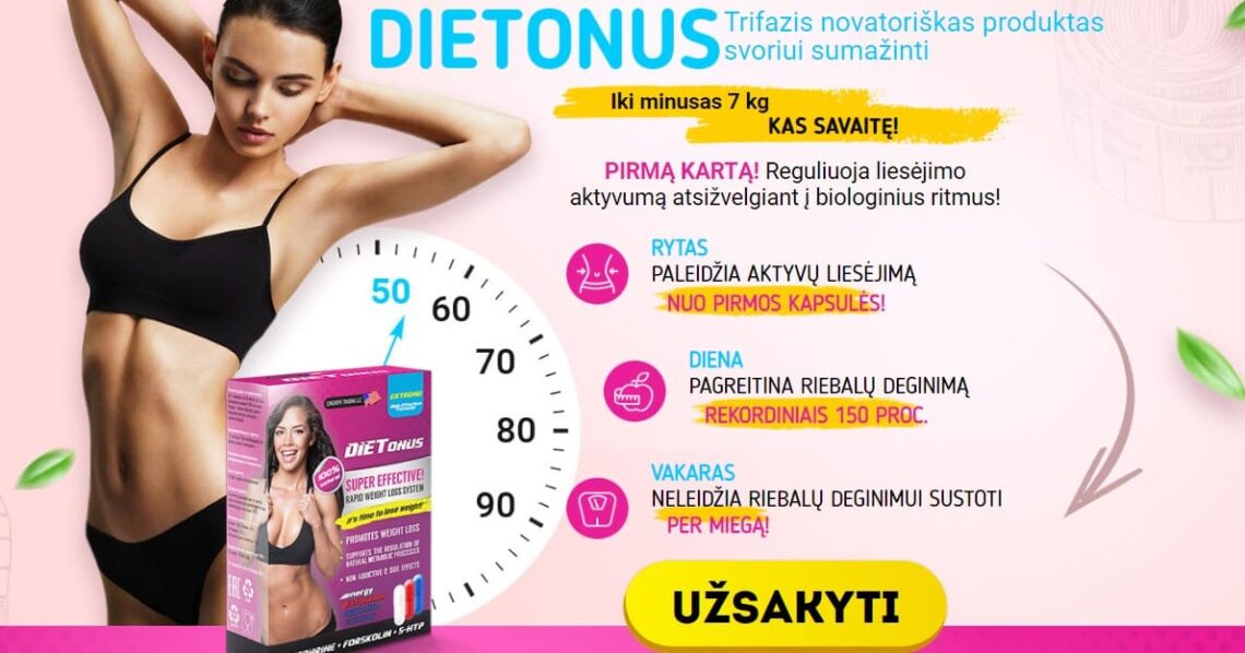 Dietonus Lietuva – kaina, kur pirkti, vaistinės, nuomonės ir atsiliepimai, kaip naudoti, gamintojo oficiali svetainė