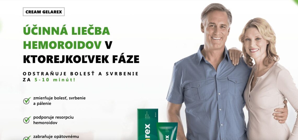 Gelarex Slovensko – recenzie a skúsenosti, cena, kde kúpiť, leták, zloženie, dávkovanie, spôsob použitia, v lekárni, oficiálna stránka výrobcu