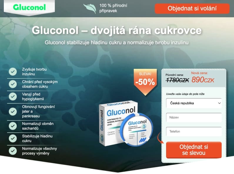 Gluconol – cena, kde koupit, nazory, co je to, kontraindikace, jak to použít