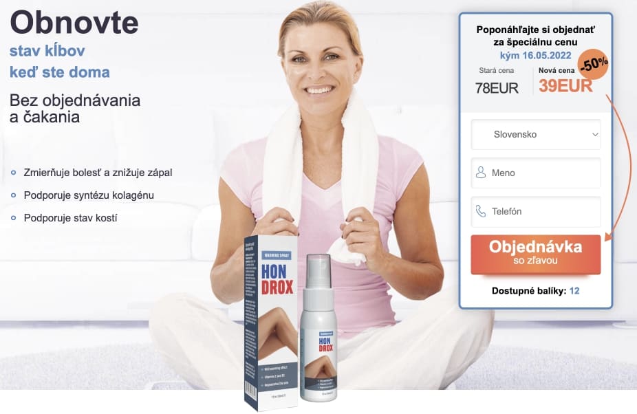 Hondrox Slovensko – recenzie a skúsenosti, cena, kde kúpiť, leták, zloženie, dávkovanie, spôsob použitia, v lekárni, oficiálna stránka výrobcu