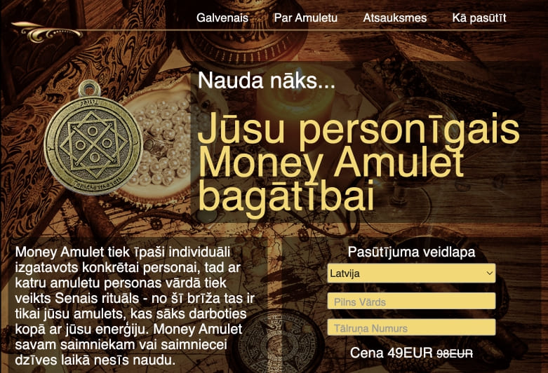 Money Amulet Latvija – atsauksmes, kur nopirkt, cena, aptiekās, sastāvs, lietošanas instrukcija, oficiālā ražotāja mājas lapa