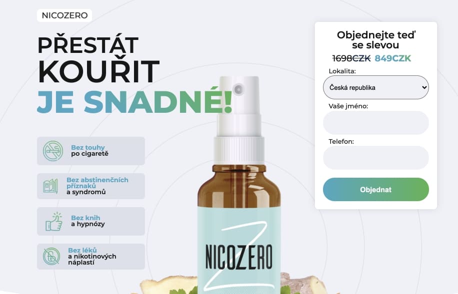 NicoZero – cena, kde koupit, nazory, co je to, kontraindikace, jak to použít