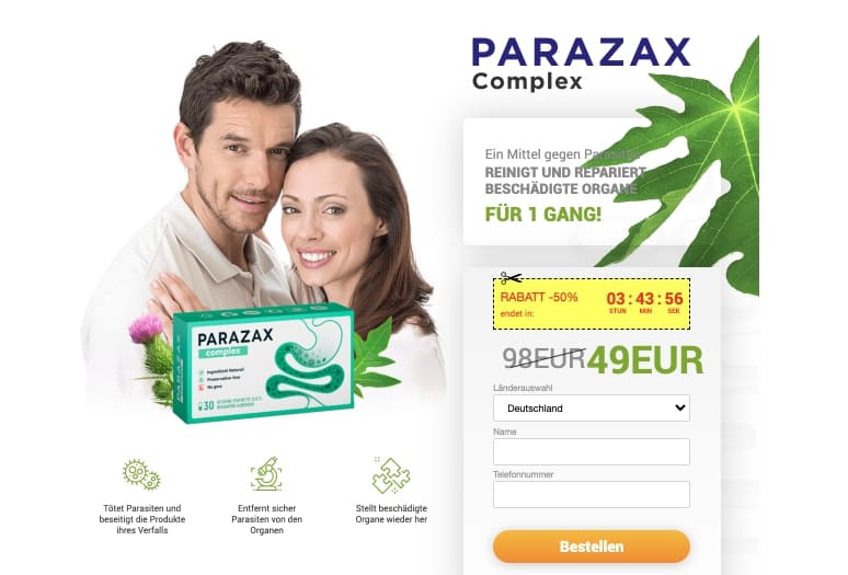 Parazax Test – Erfahrungen & Bewertungen, Nebenwirkungen, Preis, Kaufen