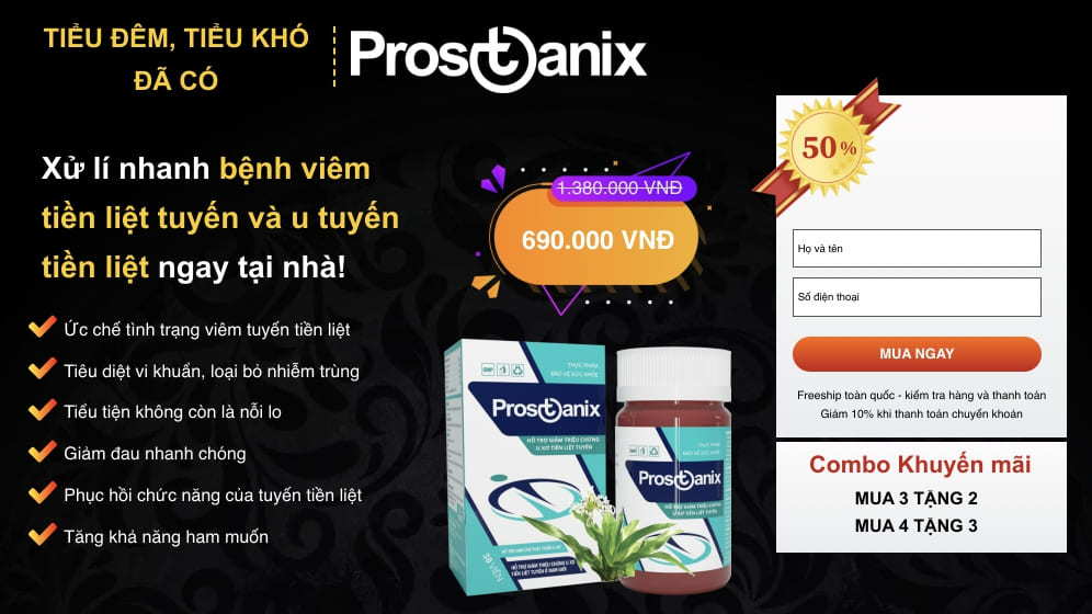 Prostanix – có bán ở hiệu thuốc không? mua ở đâu?