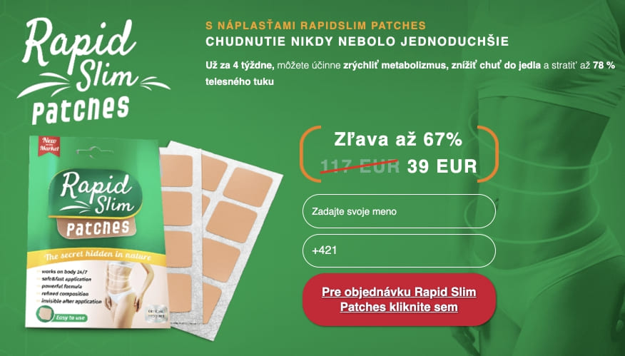 Rapid Slim Slovensko – recenzie a skúsenosti, cena, kde kúpiť, leták, zloženie, dávkovanie, spôsob použitia, v lekárni, oficiálna stránka výrobcu