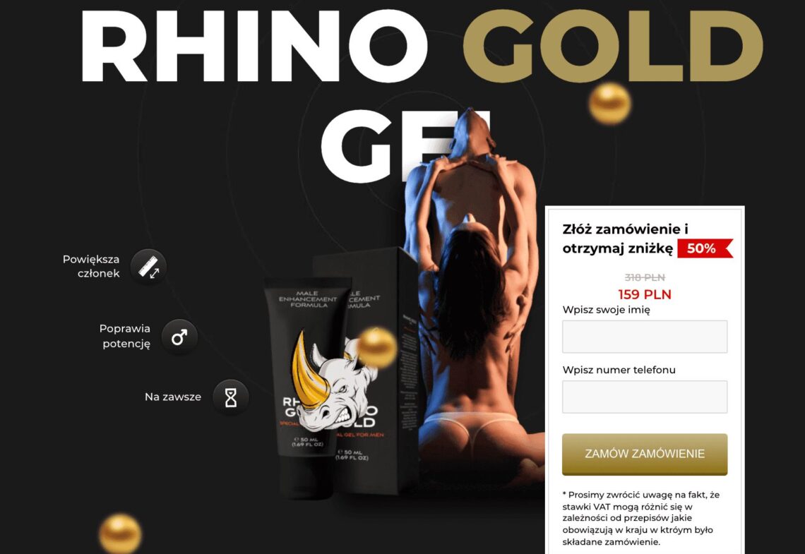Rhino Gold Gel – opinie, cena, gdzie kupić? Allegro, Ceneo? Skład, sklep