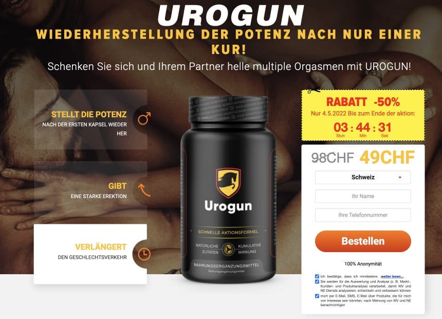 Urogun Test – Erfahrungen & Bewertungen, Nebenwirkungen, Preis, Kaufen