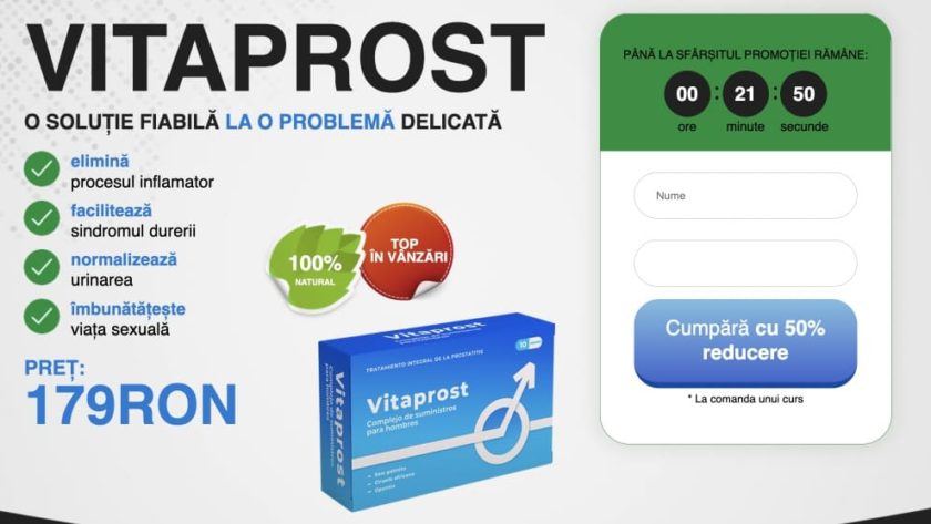 VitaProst România – pareri si opinii, prospect, pret, ce este, compozitie, mod de administrare, contraindicatii, efecte adverse, pareri medici, disponibil in farmacia? Catena? Tei?